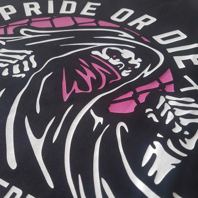 PRIDE OR DIE GRIM Beaterz hoodie-Black